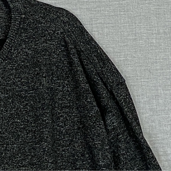 Hyba 3/4 Sleeve Sweater Sz 2X Dark Heather Gray Pockets Stretchy - Picture 4 of 11